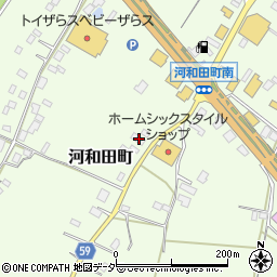 茨城県水戸市河和田町3765周辺の地図