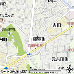 茨城県水戸市藤柄町1424周辺の地図