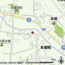 群馬県高崎市本郷町1034-2周辺の地図