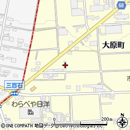 群馬県太田市大原町1455-8周辺の地図