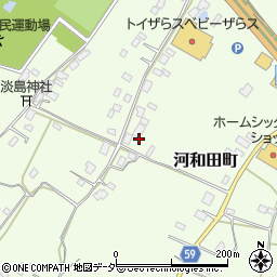 茨城県水戸市河和田町3615周辺の地図