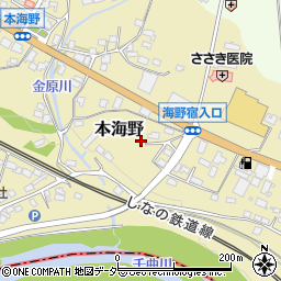 長野県東御市本海野1665周辺の地図
