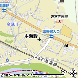 長野県東御市本海野1666周辺の地図