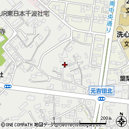 茨城県水戸市元吉田町54-5周辺の地図