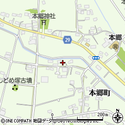 群馬県高崎市本郷町1035周辺の地図