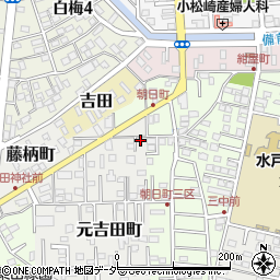 茨城県水戸市元吉田町2948-1周辺の地図