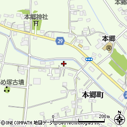 群馬県高崎市本郷町1034周辺の地図