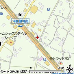茨城県水戸市河和田町3843周辺の地図