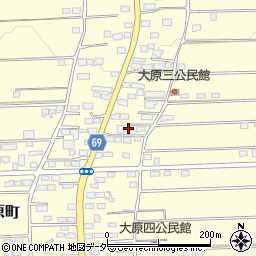 群馬県太田市大原町824周辺の地図