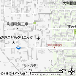 群馬県前橋市箱田町1203-1周辺の地図