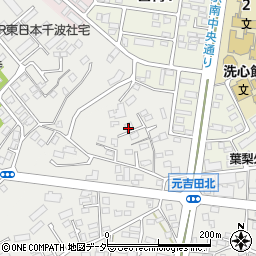 茨城県水戸市元吉田町57周辺の地図