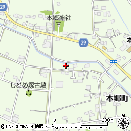 群馬県高崎市本郷町1061周辺の地図