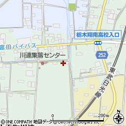栃木県栃木市大平町川連306周辺の地図