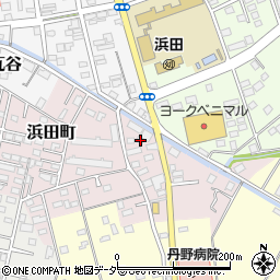 茨城県水戸市浜田町64周辺の地図