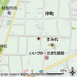 群馬県高崎市沖町206-5周辺の地図