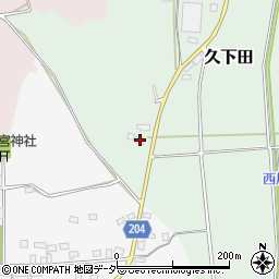 栃木県真岡市久下田86-3周辺の地図