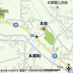 群馬県高崎市本郷町1156周辺の地図