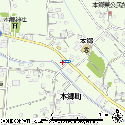 群馬県高崎市本郷町1072周辺の地図