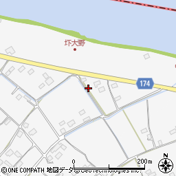 茨城県水戸市圷大野134周辺の地図