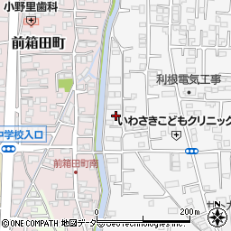 群馬県前橋市箱田町1367周辺の地図