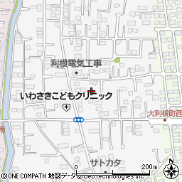 群馬県前橋市箱田町1192周辺の地図