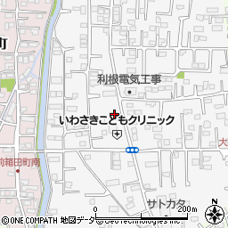 群馬県前橋市箱田町1374周辺の地図