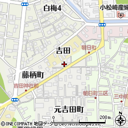 茨城県水戸市元吉田町2937-1周辺の地図