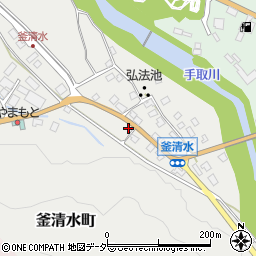 石川県白山市釜清水町ホ周辺の地図
