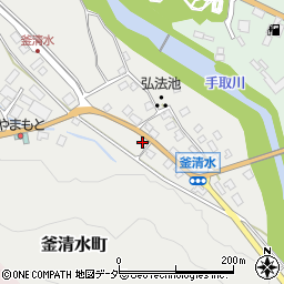 石川県白山市釜清水町（ホ）周辺の地図