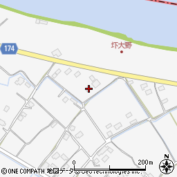 茨城県水戸市圷大野256周辺の地図