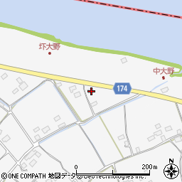 茨城県水戸市圷大野138周辺の地図