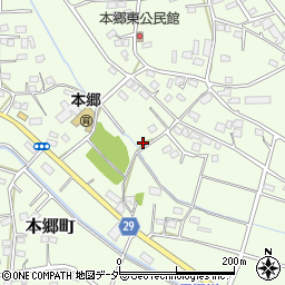 群馬県高崎市本郷町1127-8周辺の地図