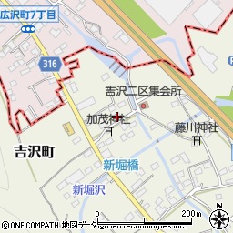 群馬県太田市吉沢町721周辺の地図