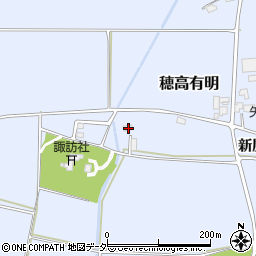 長野県安曇野市穂高有明新屋2213周辺の地図