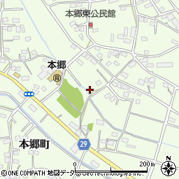 群馬県高崎市本郷町1127-7周辺の地図