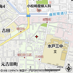 茨城県水戸市朝日町2907-2周辺の地図