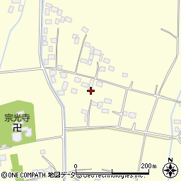 栃木県真岡市長沼660周辺の地図