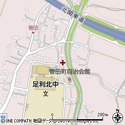 栃木県足利市菅田町130周辺の地図