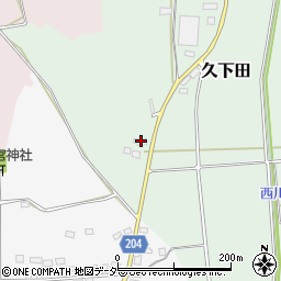 栃木県真岡市久下田88周辺の地図