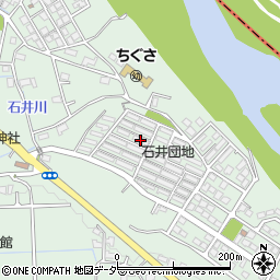 県営石井団地集会所周辺の地図
