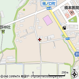 栃木県栃木市樋ノ口町494周辺の地図