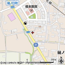 栃木県栃木市樋ノ口町501周辺の地図