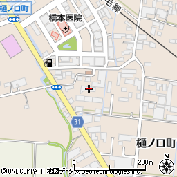 栃木県栃木市樋ノ口町504周辺の地図