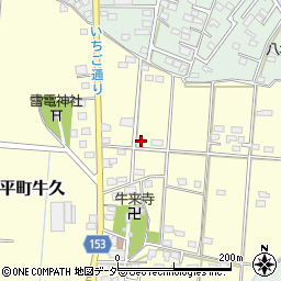 栃木県栃木市大平町牛久437周辺の地図