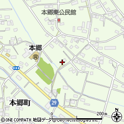 群馬県高崎市本郷町1127-2周辺の地図