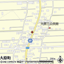 群馬県太田市大原町1482周辺の地図