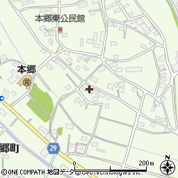 群馬県高崎市本郷町2011周辺の地図