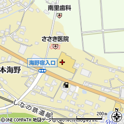 １００円ショップセリア東御店周辺の地図