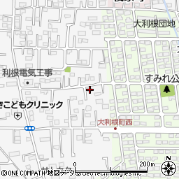 群馬県前橋市箱田町1212-2周辺の地図