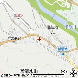 石川県白山市釜清水町周辺の地図